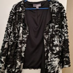 Chico's Black & Silver Jacket